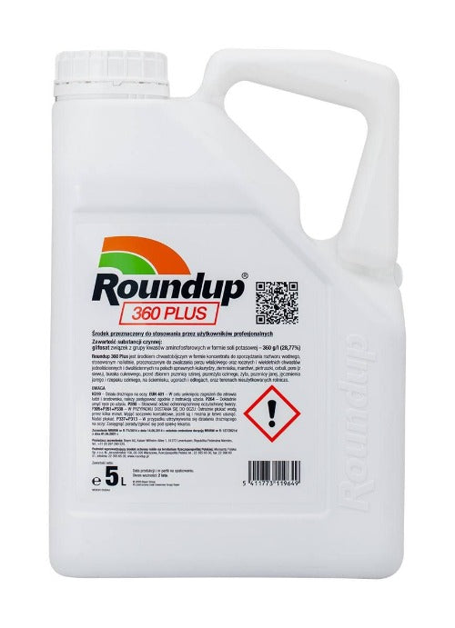 Roundup 360 Plus Glyphosate Herbicide 5L - wholesale variants – Garden Shark