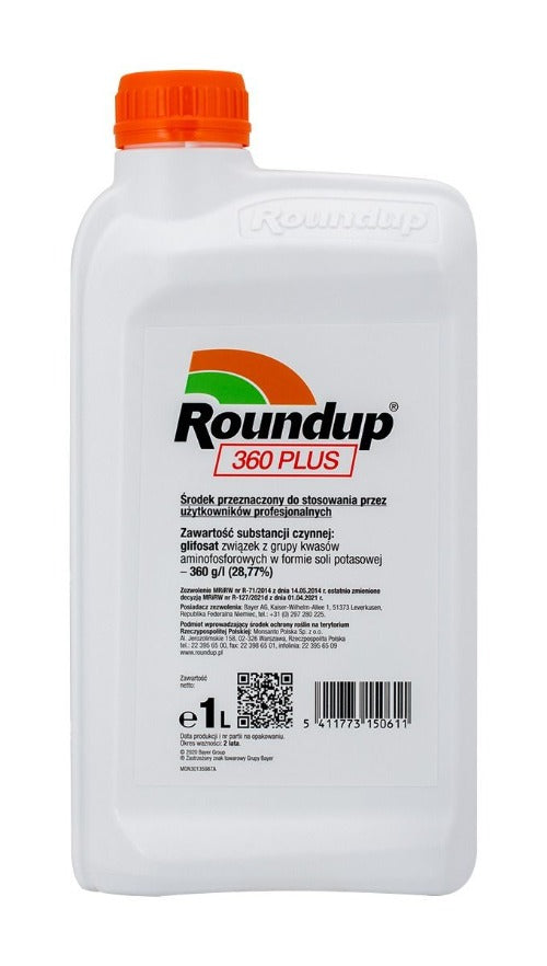 ROUNDUP® 360 Plus Désherbant glyphosate Herbicide 1 2 5L